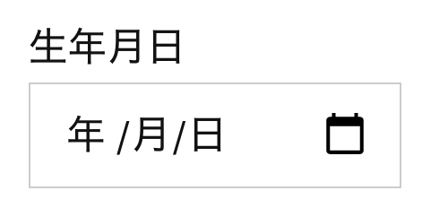 WordPressプラグインContact Form 7フォームタグ日付の表示例